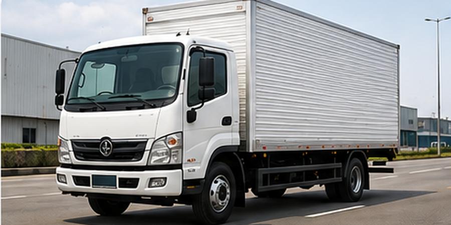 Camion cargo à caisse fermée pour palettes et gros volumes